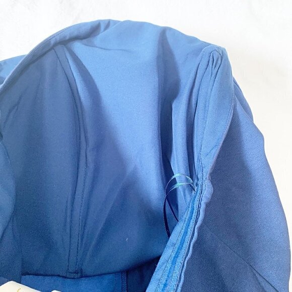 ModCloth blue ombre halter chiffon‎ flowy maxi formal dress - Picture 9 of 12